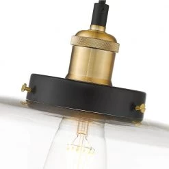 Sumaya 1-Light Brass and Black Mini Pendant with Glass Shade by OVE Decors 13 Sumaya 1-Light Brass and Black Mini Pendant with Glass Shade by OVE Decors -Kenroy Home Sales brass and black ove decors pendant lights sumaya p 1lt 1f 1000
