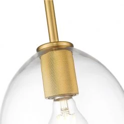 Romina 1-Light Brass Mini Pendant with Glass Shade by OVE Decors -Kenroy Home Sales brass ove decors pendant lights romina p 1lt 1f 1000
