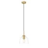 Romina 1-Light Brass Mini Pendant with Glass Shade by OVE Decors -Kenroy Home Sales brass ove decors pendant lights romina p 1lt 64 1000