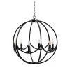 Onyx 6-Light Bronze Chandelier by Kenroy Home -Kenroy Home Sales bronze finish kenroy home chandeliers 93916bl 64 1000