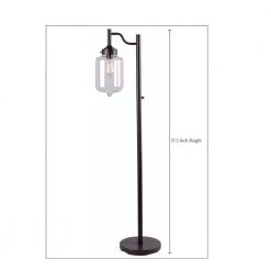 Casey 57 in. Bronze Floor Lamp by Kenroy Home -Kenroy Home Sales bronze kenroy home floor lamps 32408orb 4f 1000