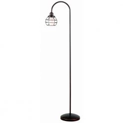 59 in. Bronze Caged Floor Lamp by Kenroy Home