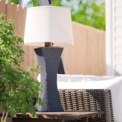 Weaver 30 in. Bronze Outdoor/Indoor Table Lamp by Kenroy Home -Kenroy Home Sales bronze kenroy home outdoor table lamps 32204brz 4f 1000