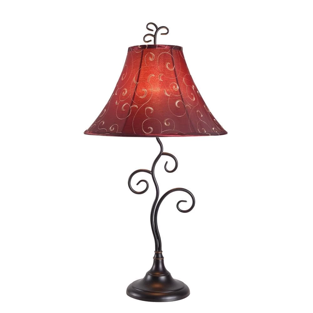 Richardson 30 in. Bronze Table Lamp by Kenroy Home 6 Richardson 30 in. Bronze Table Lamp by Kenroy Home - Image 4