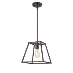 Adele 1-Light 10 in. Bronze Ceiling Pendant Light by OVE Decors -Kenroy Home Sales bronze ove decors chandeliers 15lpe ade110 pb 1f 1000