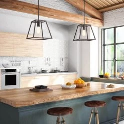 Adele 1-Light 10 in. Bronze Ceiling Pendant Light by OVE Decors -Kenroy Home Sales bronze ove decors chandeliers 15lpe ade110 pb 40 1000