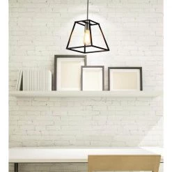 Agnes I 1-Light Black Pendant by OVE Decors -Kenroy Home Sales bronze ove decors chandeliers agnes i 31 1000