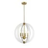 Isabelle 4-Light Plated Gold Brushed Gold Pendant by OVE Decors -Kenroy Home Sales brushed gold ove decors chandeliers 15lch isab19 ac 64 1000