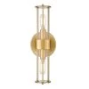 Romex 4.72 in. W 2-Light Brushed Gold Vanity Light with Clear Glass Shade by OVE Decors 2 Romex 4.72 in. W 2-Light Brushed Gold Vanity Light with Clear Glass Shade by OVE Decors -Kenroy Home Sales brushed gold ove decors vanity lighting 15lva rome05 l 64 1000