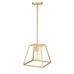 Adele 10 in. 1-Light Brushed Gold Painted Ceiling Pendant Light by OVE Decors -Kenroy Home Sales brushed gold painted ove decors chandeliers 15lpe ade110 pg 4f 1000