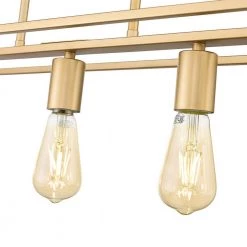 Adele 38 in. 5-Light Brushed Gold Painted Ceiling Pendant Light by OVE Decors 15 Adele 38 in. 5-Light Brushed Gold Painted Ceiling Pendant Light by OVE Decors -Kenroy Home Sales brushed gold painted ove decors chandeliers 15lpe ade238 pg 1f 1000