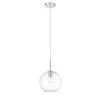 Manika 10 in. 1-Light Brushed Nickel and Black Wire Ceiling Pendant Light by OVE Decors -Kenroy Home Sales brushed nickel ove decors chandeliers 15lpe mani10 ln 64 1000