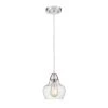 Norwich 1-Light Brushed Nickel Island Pendant Light with Seeded Glass Shade by OVE Decors -Kenroy Home Sales brushed nickel ove decors chandeliers 15lpe norw28 ln 64 1000
