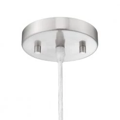 Norwich 1-Light Brushed Nickel Island Pendant Light with Seeded Glass Shade by OVE Decors -Kenroy Home Sales brushed nickel ove decors chandeliers 15lpe norw28 ln fa 1000