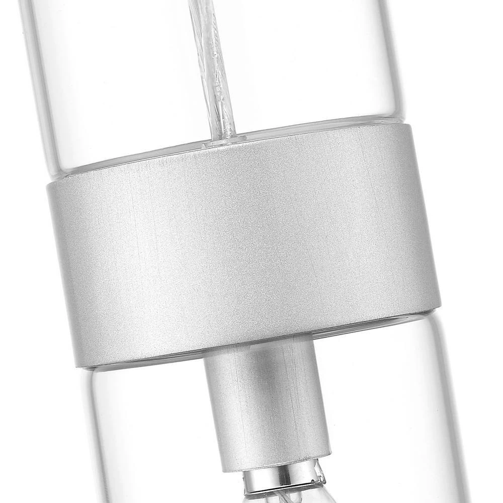 Ivy 1-Light Brushed Nickel Pendant with Clear Glass Shade by OVE Decors 7 Ivy 1-Light Brushed Nickel Pendant with Clear Glass Shade by OVE Decors - Image 5