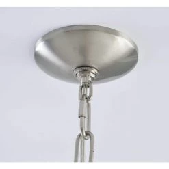 Capri 1-Light Brushed Nickel Pendant with Clear Glass Shade by Kenroy Home -Kenroy Home Sales brushed nickel with clear glass kenroy home chandeliers 91830bn fa 1000