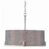 Wiley 4-Light Brushed Steel Pendant by Kenroy Home -Kenroy Home Sales brushed steel finish kenroy home chandeliers 93325bs 64 1000