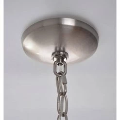 Wiley 4-Light Brushed Steel Pendant by Kenroy Home -Kenroy Home Sales brushed steel finish kenroy home chandeliers 93325bs c3 1000