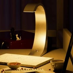 13 in. Brushed Steel Desk Lamp by Kenroy Home -Kenroy Home Sales brushed steel finish kenroy home desk lamps 32037bs c3 1000