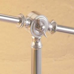 Thornton 25 in. Steel Desk Lamp with Glass Shade by Kenroy Home -Kenroy Home Sales brushed steel finish kenroy home desk lamps 32974bs 1f 1000