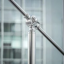 Thornton 56 in. Steel Floor Lamp with Clear Glass Shade by Kenroy Home -Kenroy Home Sales brushed steel finish kenroy home floor lamps 32975bs 1f 1000