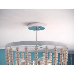 Dumas 3-Light Brushed Steel Wood Bead Semi-Flush Mount light by Kenroy Home 15 Dumas 3-Light Brushed Steel Wood Bead Semi-Flush Mount light by Kenroy Home -Kenroy Home Sales brushed steel finish kenroy home flush mount lights 93136bs fa 1000