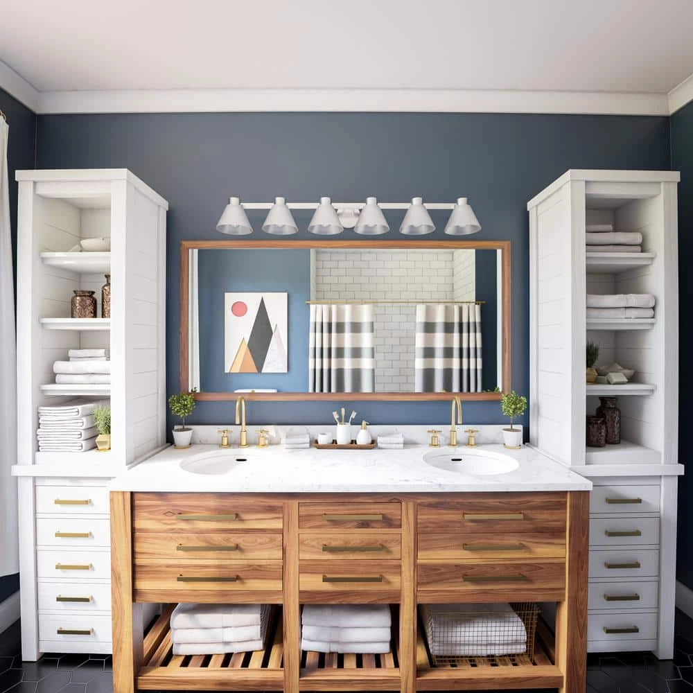 Maxwell 6-Light Brushed Steel Wall Vanity Light by Kenroy Home 11 Maxwell 6-Light Brushed Steel Wall Vanity Light by Kenroy Home - Image 9