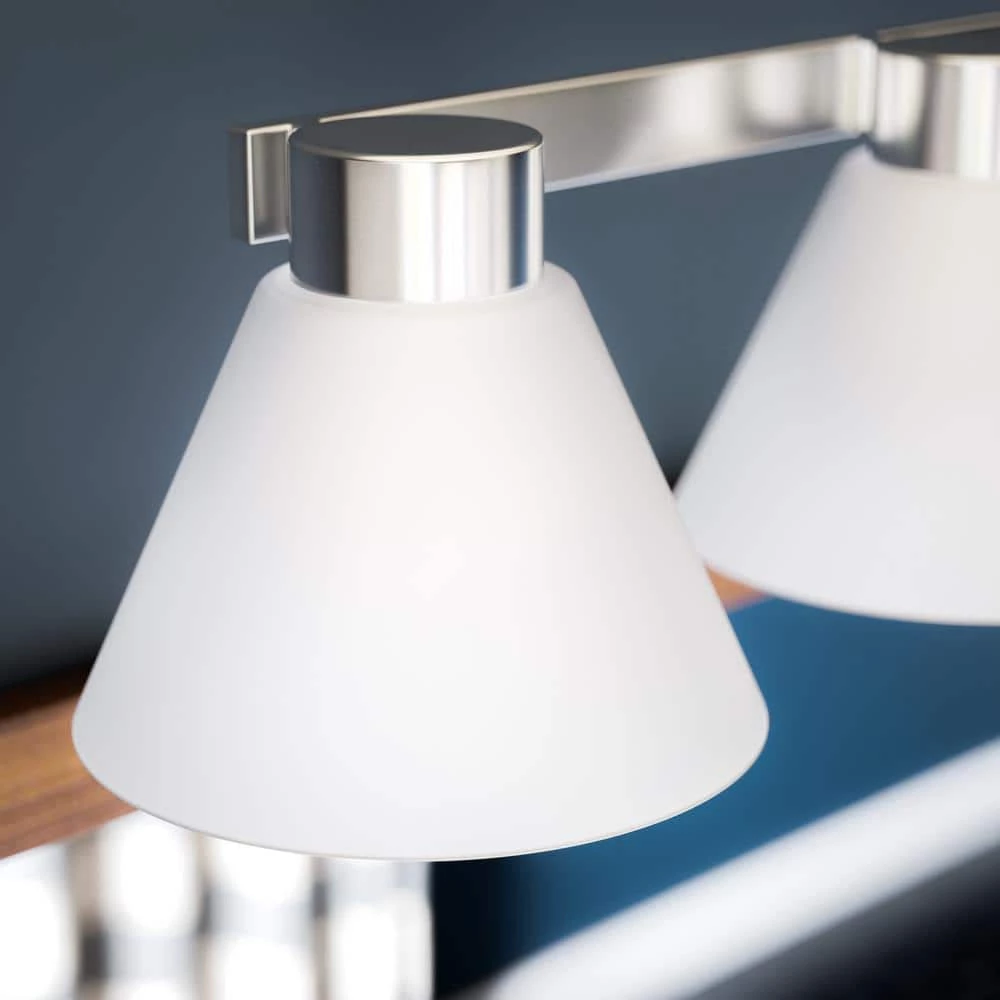 Maxwell 6-Light Brushed Steel Wall Vanity Light by Kenroy Home 10 Maxwell 6-Light Brushed Steel Wall Vanity Light by Kenroy Home - Image 8