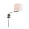Seven 1-Light Brushed Steel Swing Arm Lamp by Kenroy Home 1 Seven 1-Light Brushed Steel Swing Arm Lamp by Kenroy Home -Kenroy Home Sales brushed steel finish kenroy home wall lamps 33039bs 64 1000