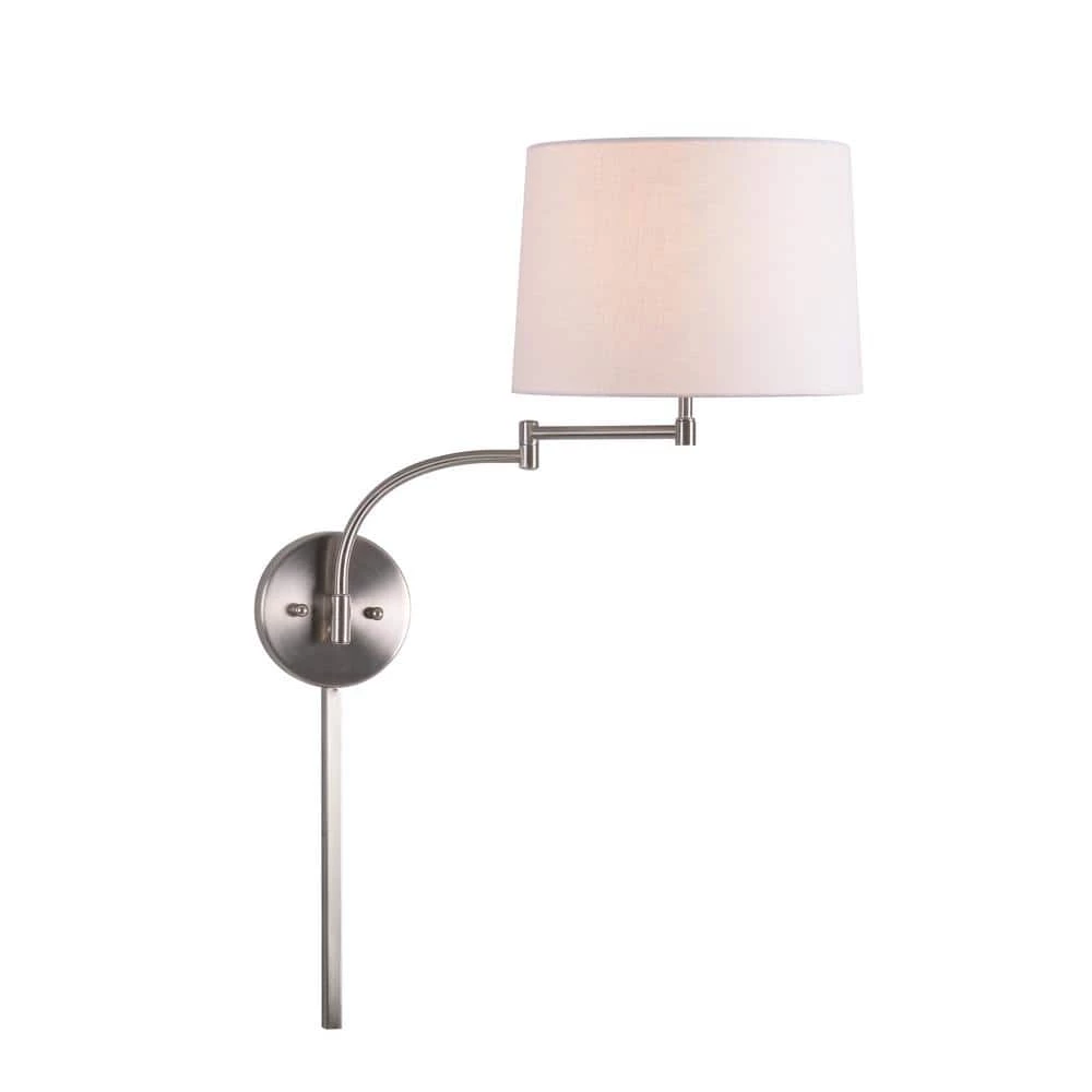 Seven 1-Light Brushed Steel Swing Arm Lamp by Kenroy Home 3 Seven 1-Light Brushed Steel Swing Arm Lamp by Kenroy Home