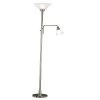 Rush 72 in. Brushed Steel Torchiere by Kenroy Home 2 Rush 72 in. Brushed Steel Torchiere by Kenroy Home -Kenroy Home Sales brushed steel kenroy home floor lamps 21002bs 64 1000