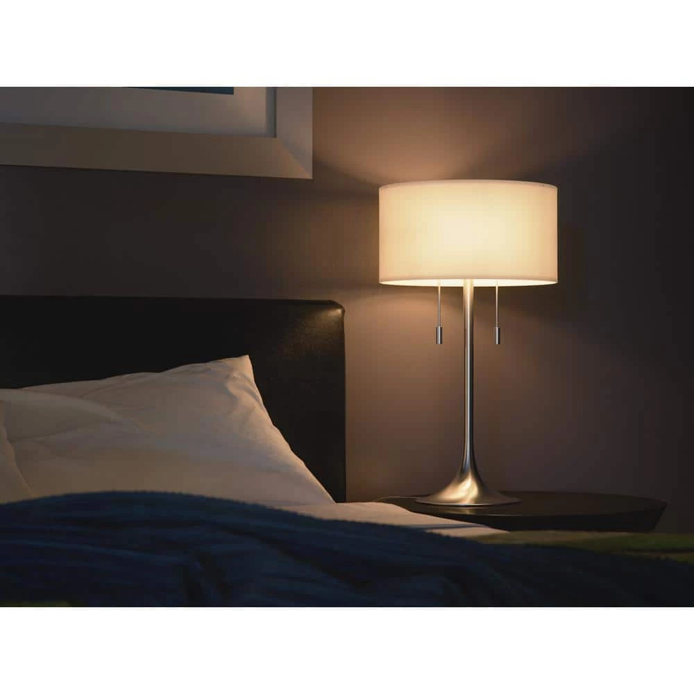 Stowe 30 in. Brushed Steel Table Lamp by Kenroy Home 6 Stowe 30 in. Brushed Steel Table Lamp by Kenroy Home - Image 4
