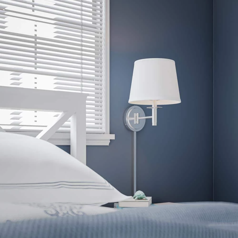 Sheppard Brushed Steel Wall Swing Arm BS by Kenroy Home 5 Sheppard Brushed Steel Wall Swing Arm BS by Kenroy Home - Image 3