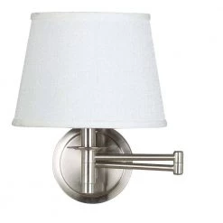 Sheppard Brushed Steel Wall Swing Arm BS by Kenroy Home