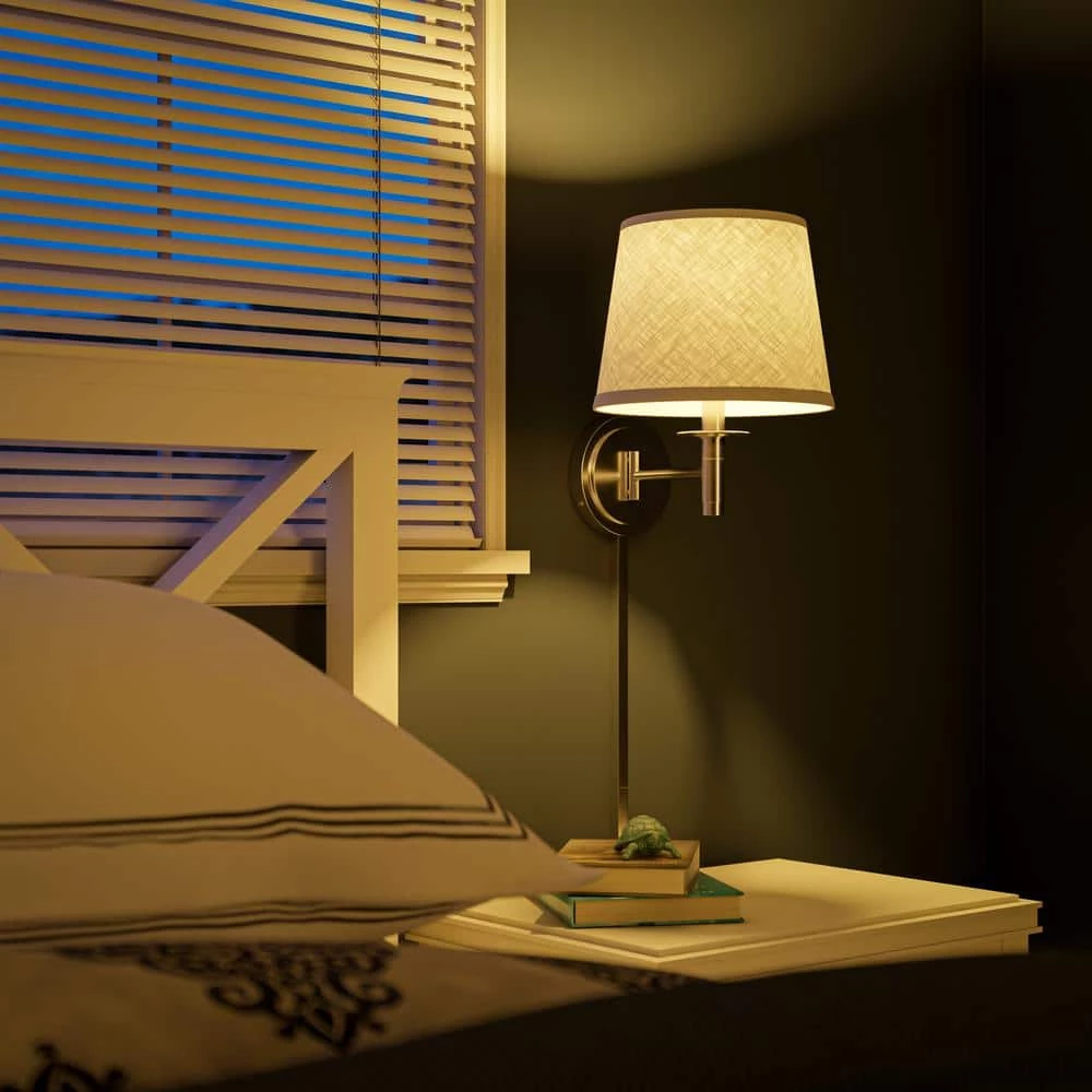 Sheppard Brushed Steel Wall Swing Arm BS by Kenroy Home 8 Sheppard Brushed Steel Wall Swing Arm BS by Kenroy Home - Image 6