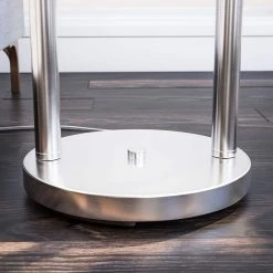 Matinee 66 in. Brushes Steel Floor Lamp by Kenroy Home -Kenroy Home Sales brushes steel kenroy home floor lamps 21001bs 44 1000