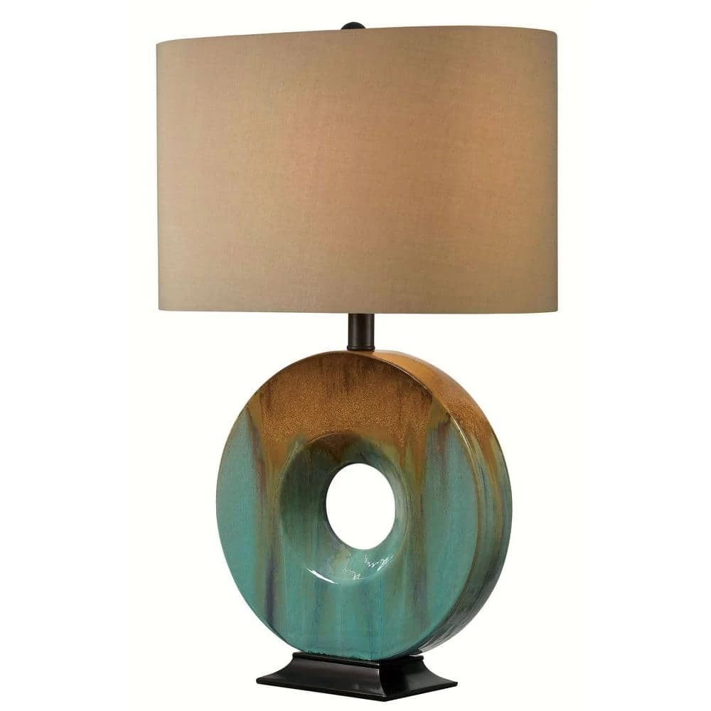 Sesame 25 in. Ceramic Glaze Table Lamp by Kenroy Home 3 Sesame 25 in. Ceramic Glaze Table Lamp by Kenroy Home