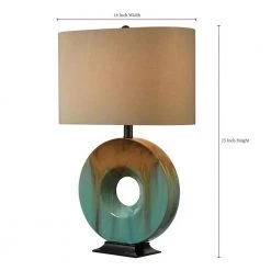 Sesame 25 in. Ceramic Glaze Table Lamp by Kenroy Home 13 Sesame 25 in. Ceramic Glaze Table Lamp by Kenroy Home -Kenroy Home Sales ceramic glaze finish kenroy home table lamps 32184cg 76 1000
