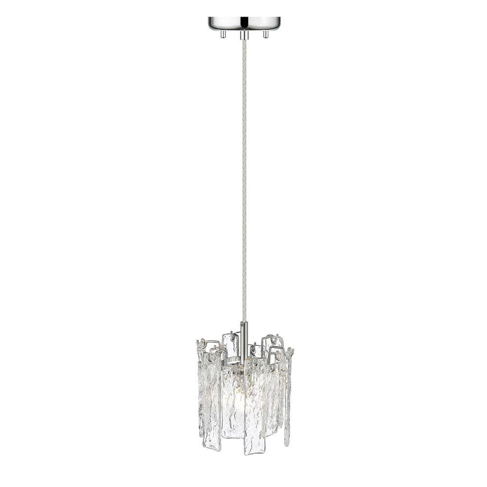 Rada 1-Light Chrome Mini Pendant by OVE Decors 5 Rada 1-Light Chrome Mini Pendant by OVE Decors - Image 3