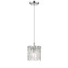 Rada 1-Light Chrome Mini Pendant by OVE Decors -Kenroy Home Sales chrome and clear glass ove decors pendant lights 15lpe rad107 lc 64 1000