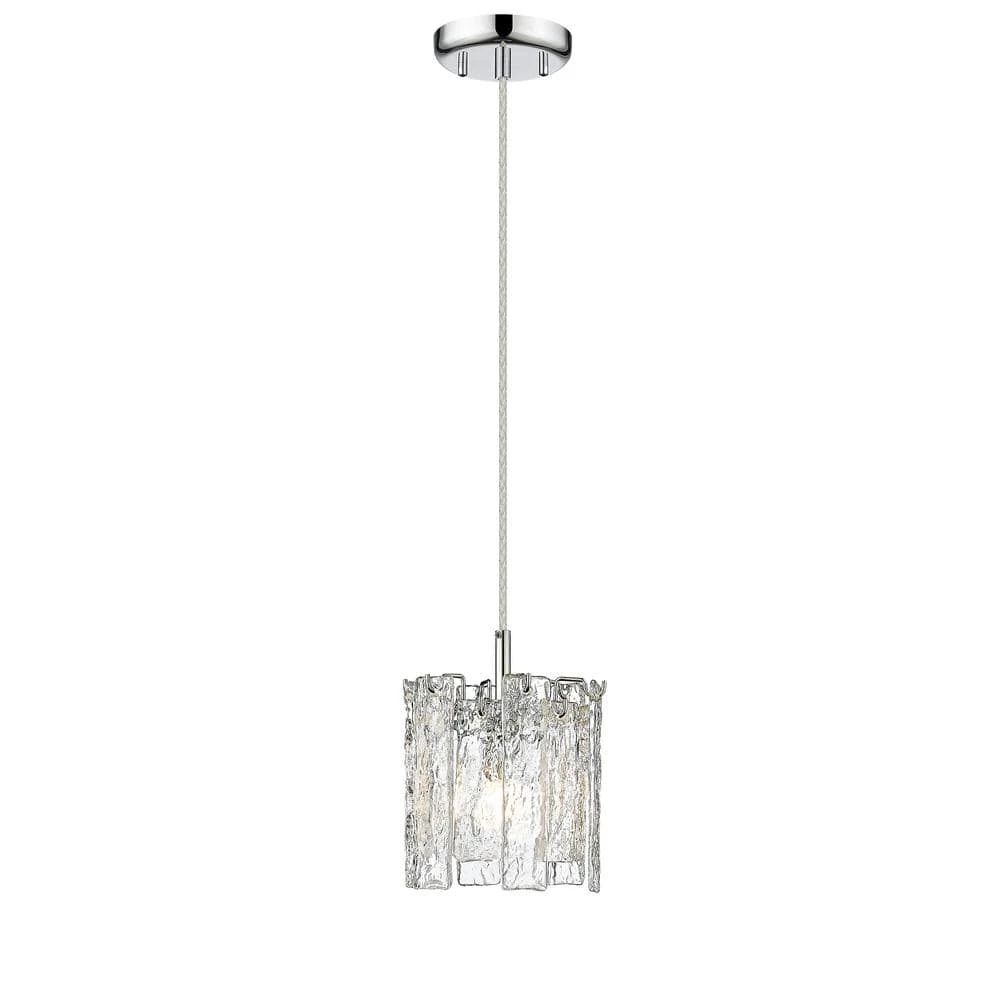 Rada 1-Light Chrome Mini Pendant by OVE Decors 3 Rada 1-Light Chrome Mini Pendant by OVE Decors