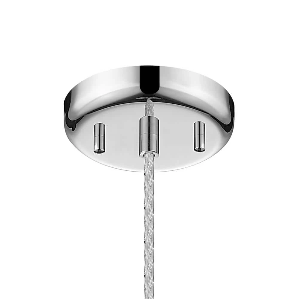 Rada 1-Light Chrome Mini Pendant by OVE Decors 8 Rada 1-Light Chrome Mini Pendant by OVE Decors - Image 6