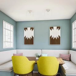 Capri 1-Light Chrome Flush Mount by Kenroy Home -Kenroy Home Sales chrome finish kenroy home flush mount lights 91836clr c3 1000