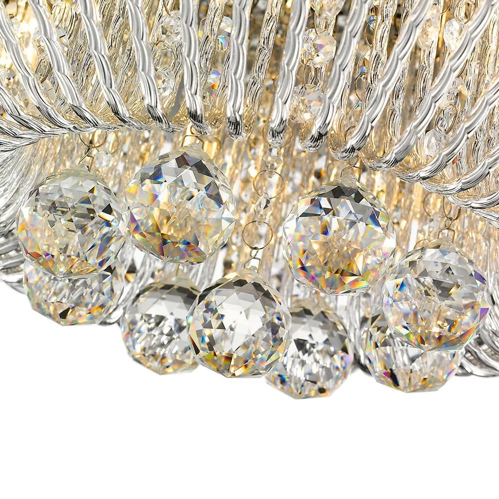 Mio VI 7-Light Chrome Chandelier with Crystals by OVE Decors 6 Mio VI 7-Light Chrome Chandelier with Crystals by OVE Decors - Image 4