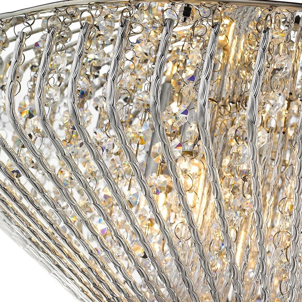 Mio VI 7-Light Chrome Chandelier with Crystals by OVE Decors 7 Mio VI 7-Light Chrome Chandelier with Crystals by OVE Decors - Image 5