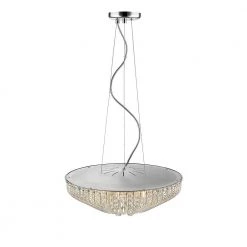 Mio VI 7-Light Chrome Chandelier with Crystals by OVE Decors 10 Mio VI 7-Light Chrome Chandelier with Crystals by OVE Decors -Kenroy Home Sales chrome ove decors chandeliers 15lch mio623 r 4f 1000