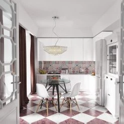 Mio VI 7-Light Chrome Chandelier with Crystals by OVE Decors 13 Mio VI 7-Light Chrome Chandelier with Crystals by OVE Decors -Kenroy Home Sales chrome ove decors chandeliers 15lch mio623 r fa 1000