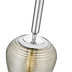 Amber 1-Light Chrome Island Pendant Light with Cognac Finish Glass Shade by OVE Decors 12 Amber 1-Light Chrome Island Pendant Light with Cognac Finish Glass Shade by OVE Decors -Kenroy Home Sales chrome ove decors chandeliers 15lpe ambe08 tt 1f 1000