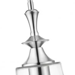 Cloche 1-Light Chrome Bell Pendant Light with Glass Shade by OVE Decors -Kenroy Home Sales chrome ove decors chandeliers 15lpe cloc08 lc 44 1000