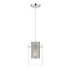 Elestren I 1-Light 6 in. Chrome Ceiling Pendant Light with Clear Glass by OVE Decors -Kenroy Home Sales chrome ove decors chandeliers 15lpe ele106 lc 64 1000